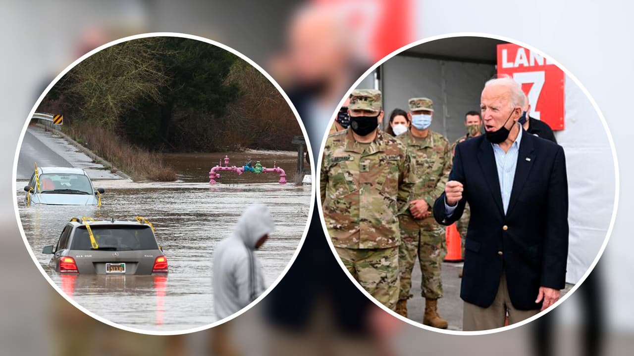 Biden declara estado de emergencia en California por tormentas; se esperan más lluvias en las próximas horas