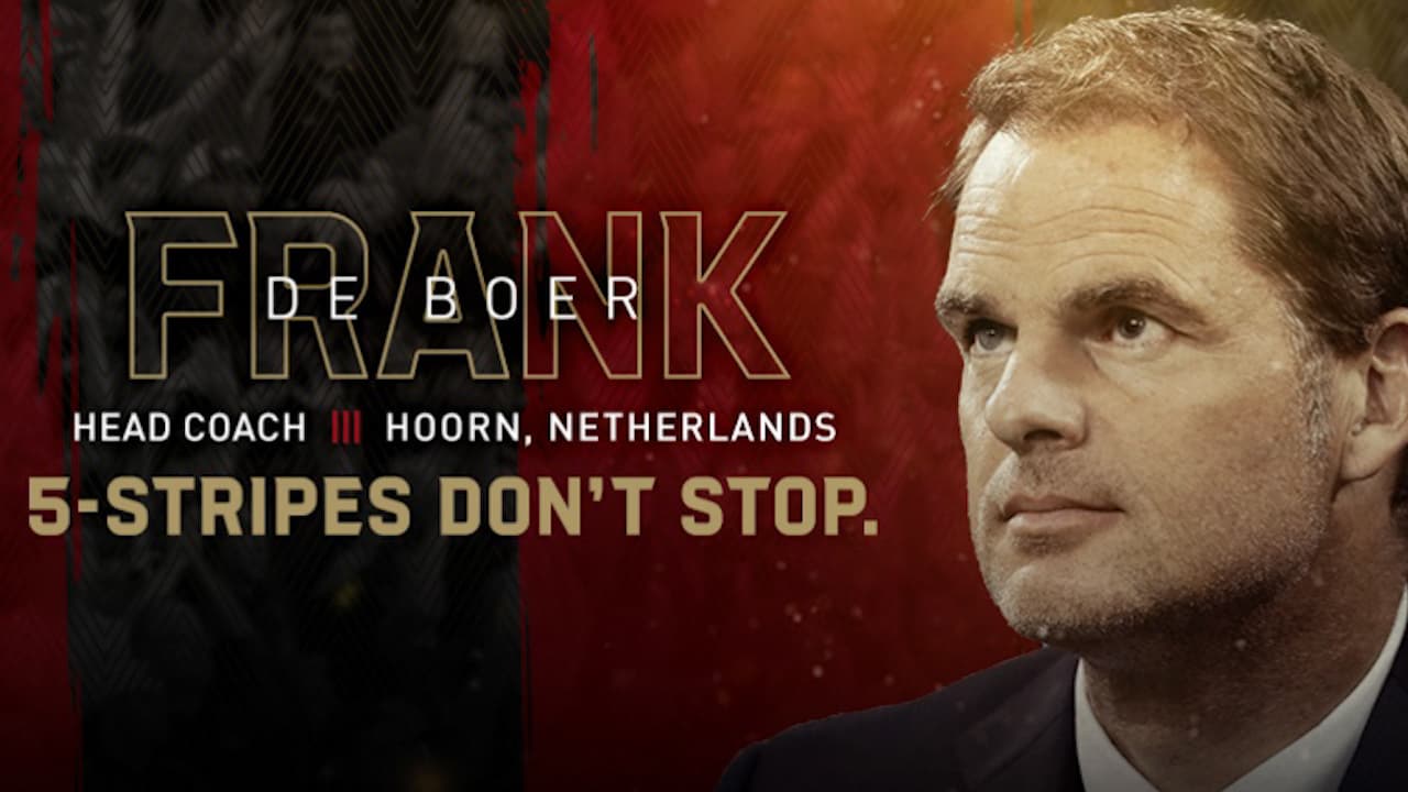 Confirmado: el holandés Frank de Boer es el nuevo entrenador de Atlanta United FC