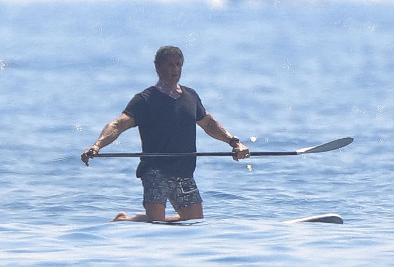 Las divertidas vacaciones de Sylvester Stallone y su familia.