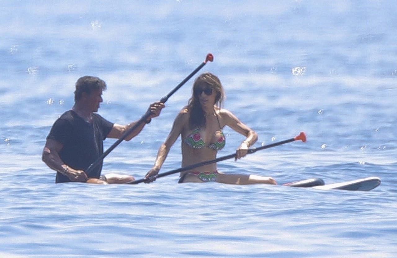 Las divertidas vacaciones de Sylvester Stallone y su familia.