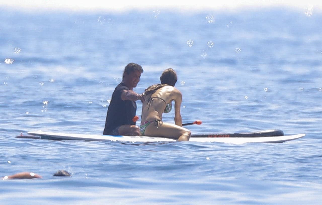 Las divertidas vacaciones de Sylvester Stallone y su familia.