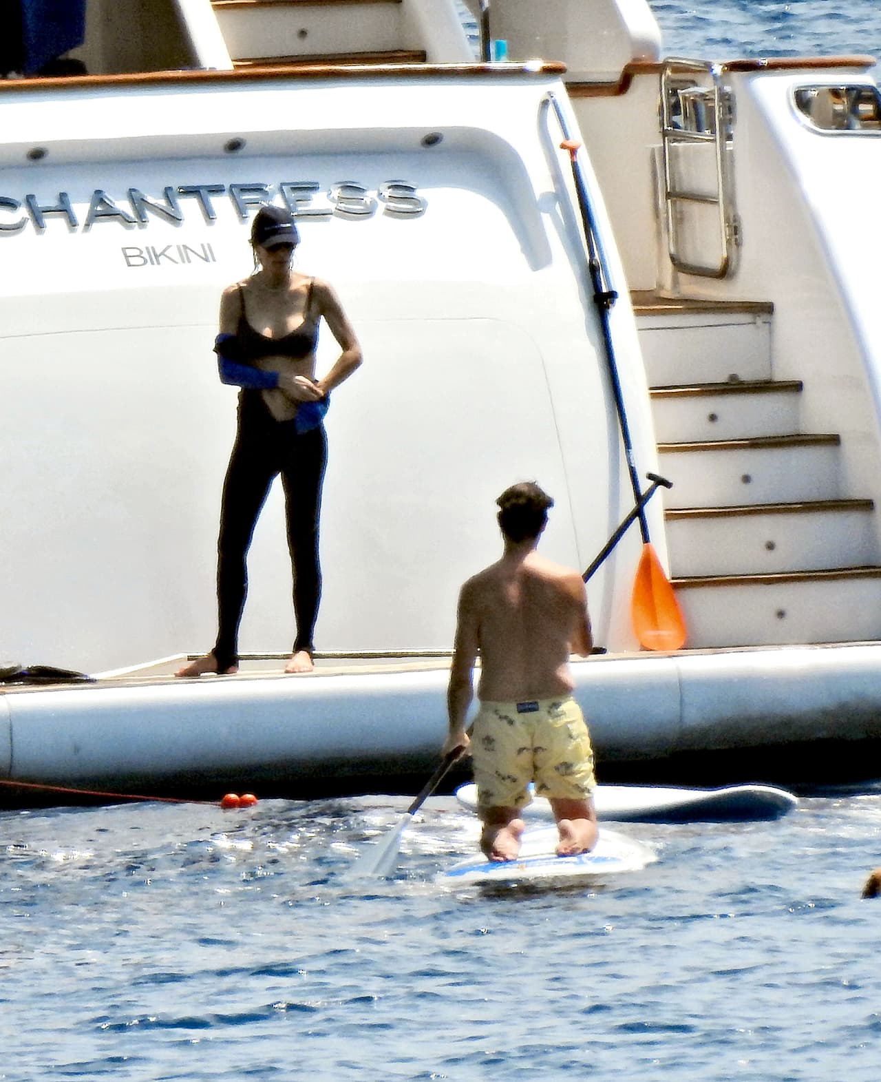 Se encuentran vacacionando en la Costa Francesa.