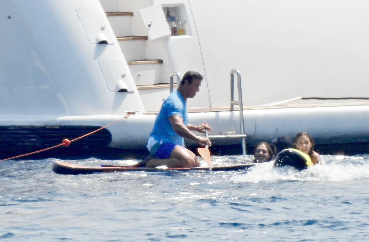 Las divertidas vacaciones de Sylvester Stallone y su familia.