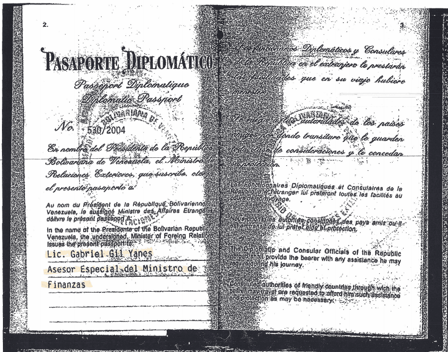 Pasaportes diplomáticos venezolanos se usan para delinquir