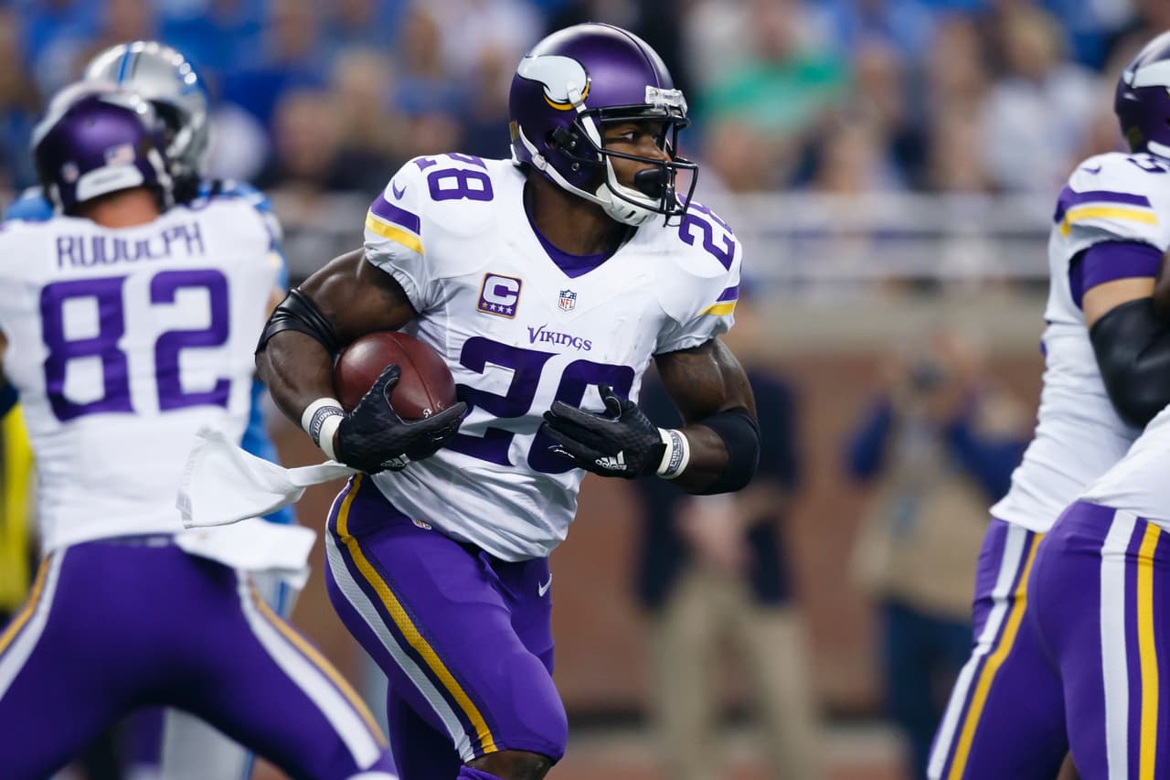 Adrian Peterson en la tercera mejor temporada de su carrera
