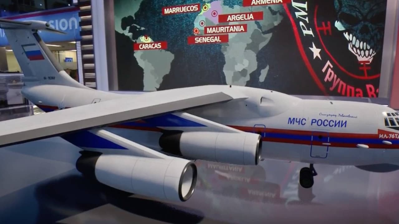 Realidad aumentada: así es el avión vinculado a Rusia y al grupo Wagner que aterrizó en Venezuela