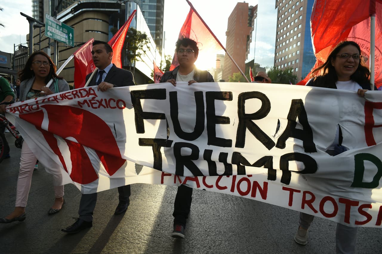 Mexicanos convocan a marcha para protestar contra nuevas políticas de Donald Trump