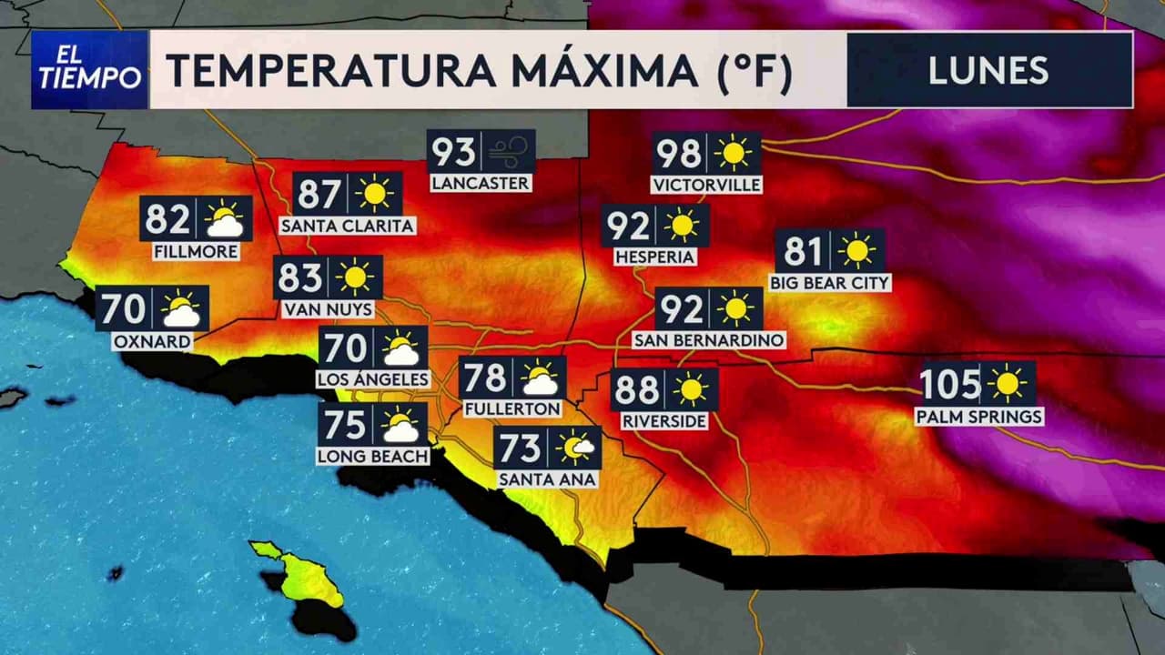 Pronóstico del tiempo hoy en Los Ángeles: Comienza la ola de calor; el termómetro alcanzará 80 °F