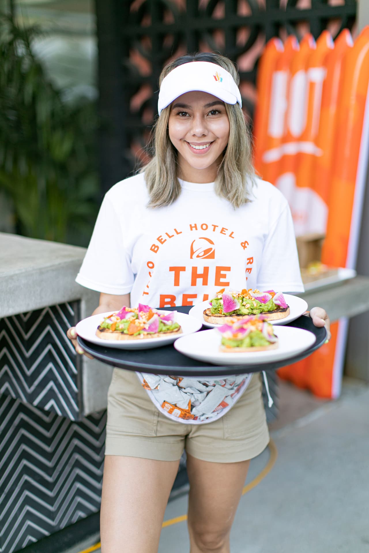 Además del menu tradicional The Bell tiene un menú exclusivo y divertido para sus visitantes. No sobre decir que todo el menú tiene el toque de Taco Bell.