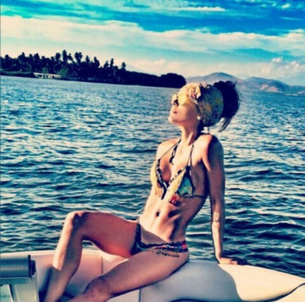 Además es vegetariana, y aunque no hace dieta, tiene una alimentación muy sana.