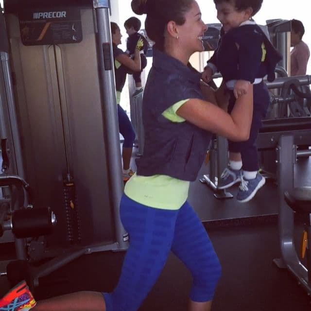 La estrella disfruta cada momento a su lado.