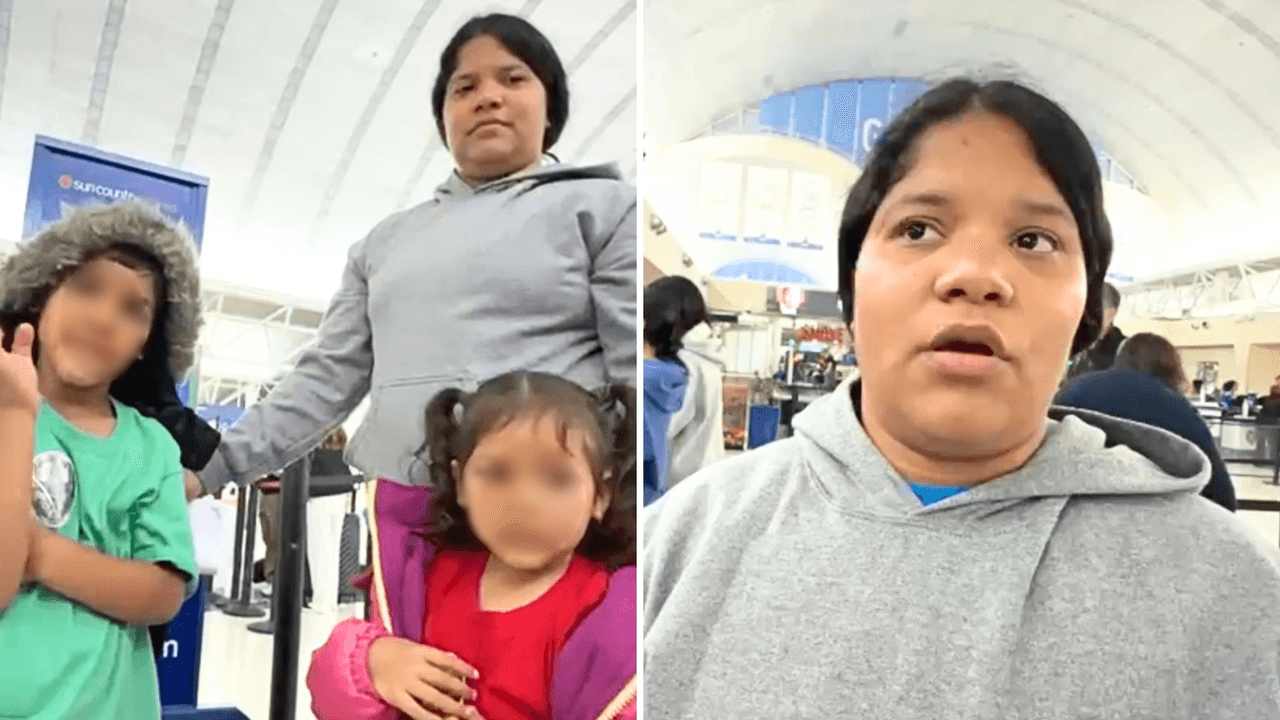 Tras liberación, ICE abandona a mujer y a sus dos hijos en aeropuerto sin dinero y sin documentos