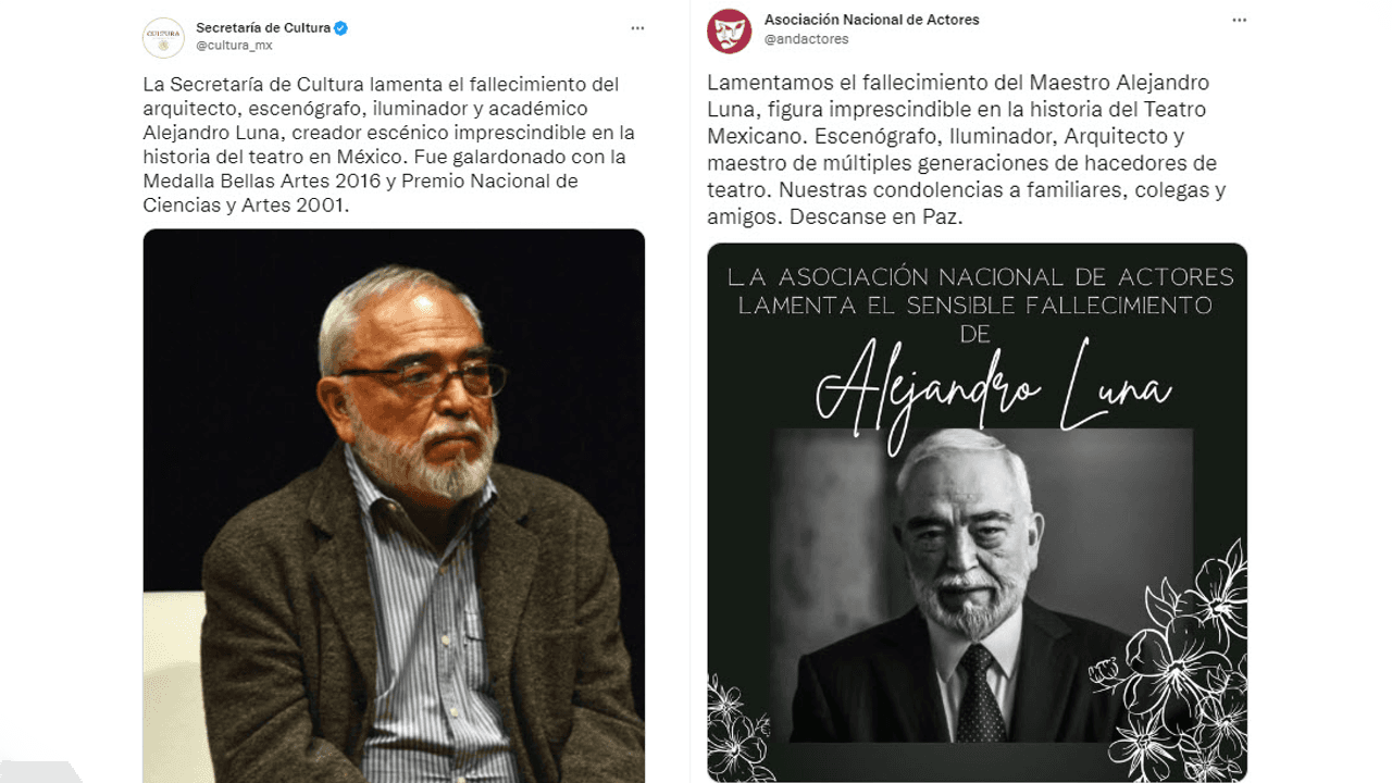 Muere Alejandro Luna, padre del actor Diego Luna