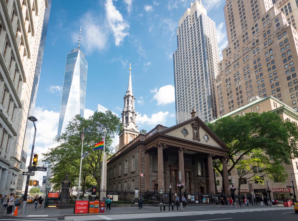 Trinity Church en Wall St.