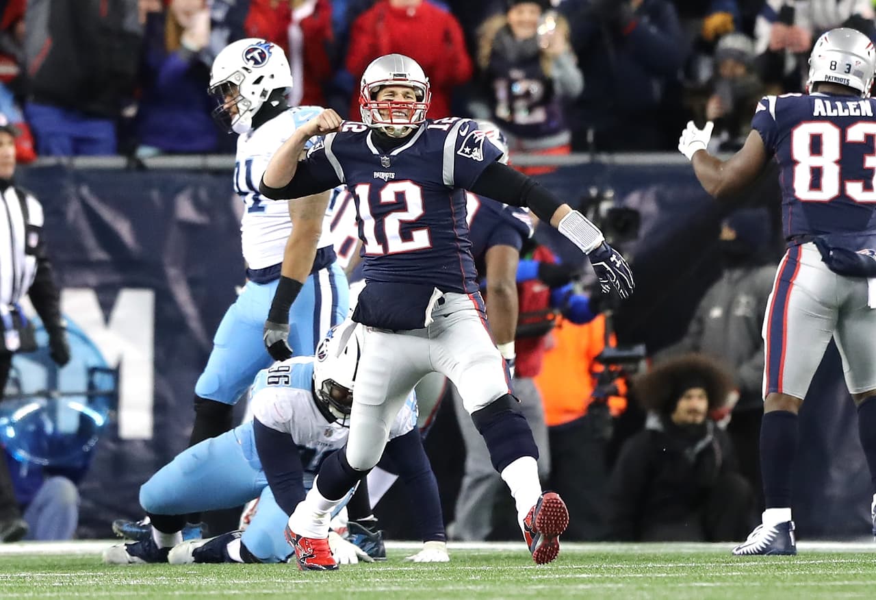 ¡Los Patriots son mucho equipo! Nueva Inglaterra venció 35-14 a los Titans y están en la antesala de un nuevo Super Bowl.