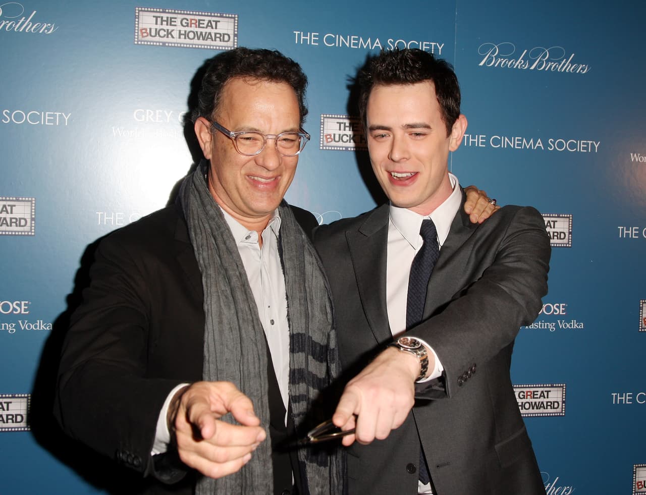 Colin y Tom Hanks llevan una retadora relación en ‘The Great Buck Howard’.