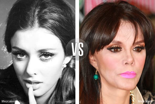 Quien quedó irreconocible fue Lucía Méndez.