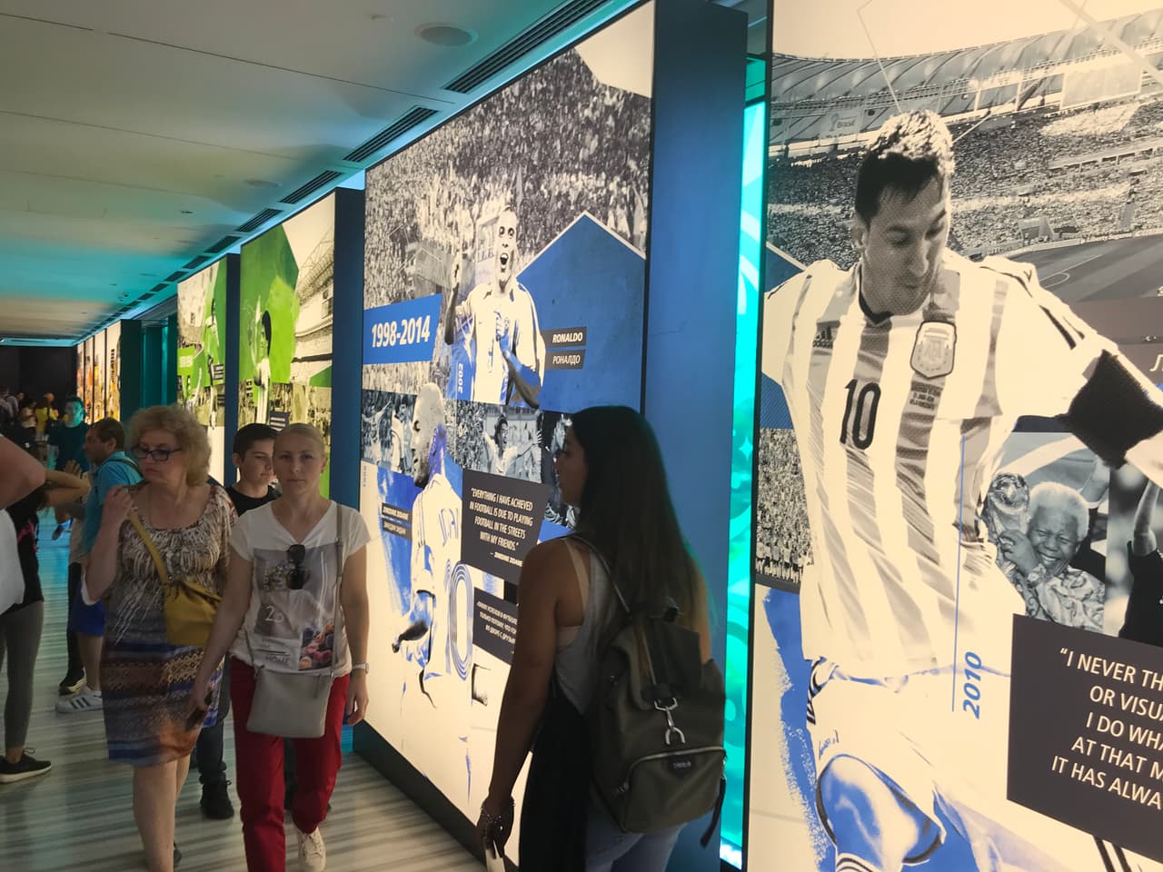 Lionel Messi, Ronaldo y todos los astros del fútbol tienen cabida en el museo que se encuentr al oeste de la capital rusa.