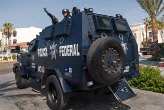 Elementos de la Policía Federal en Baja California, México. (Imagen de Archivo).