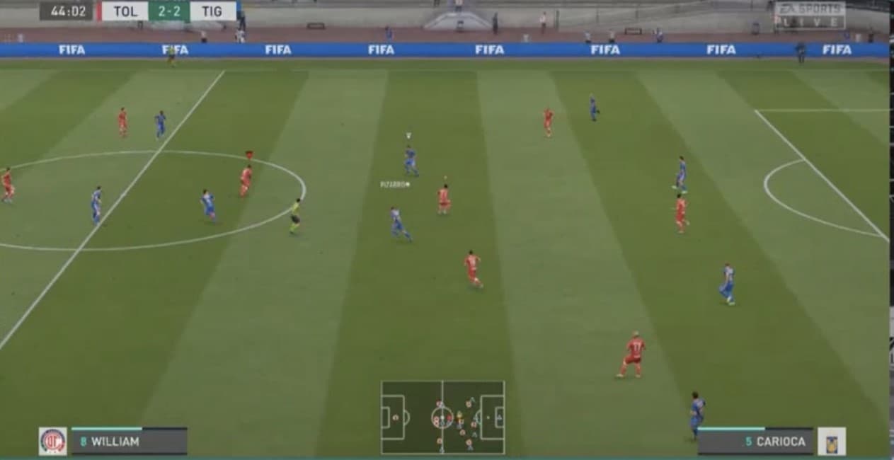 En un partido de ida y vuelta con muchas llegadas, el Toluca de Diego Rosales y los Tigres de Nahuel Guzmán se tienen que conformar con el empate a tres.