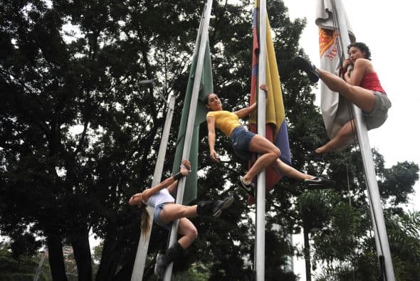 Para estas bailarinas, la respiración es una parte muy importante.