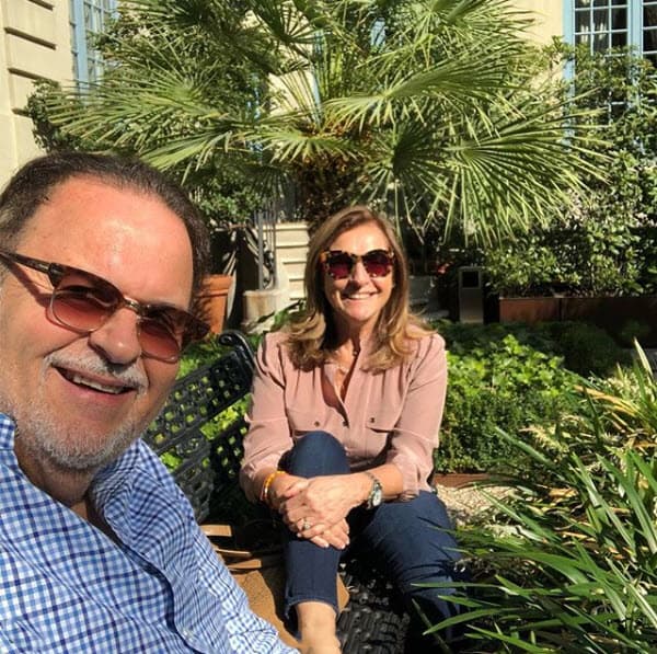 El Gordo y su esposa Mily aprovecharon su estancia en Madrid para caminar por las calles.