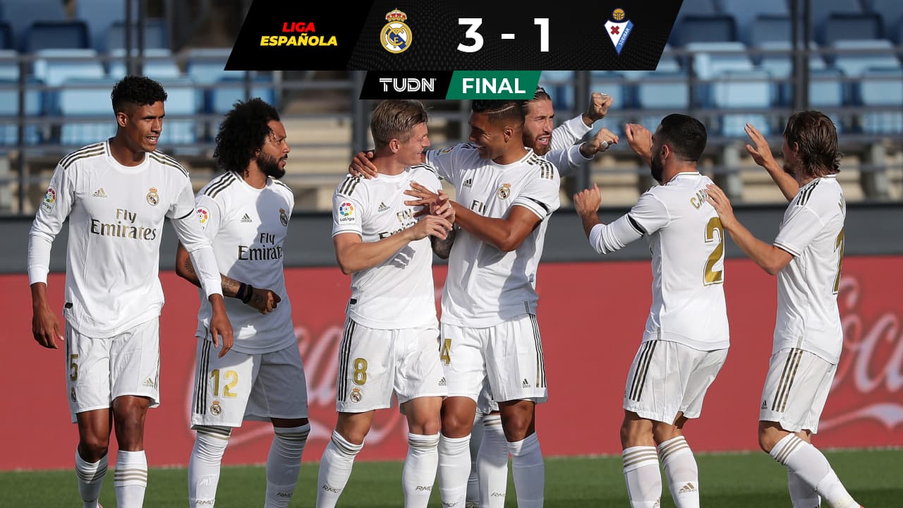 Real Madrid regresa a LaLiga con triunfo ante el Eibar