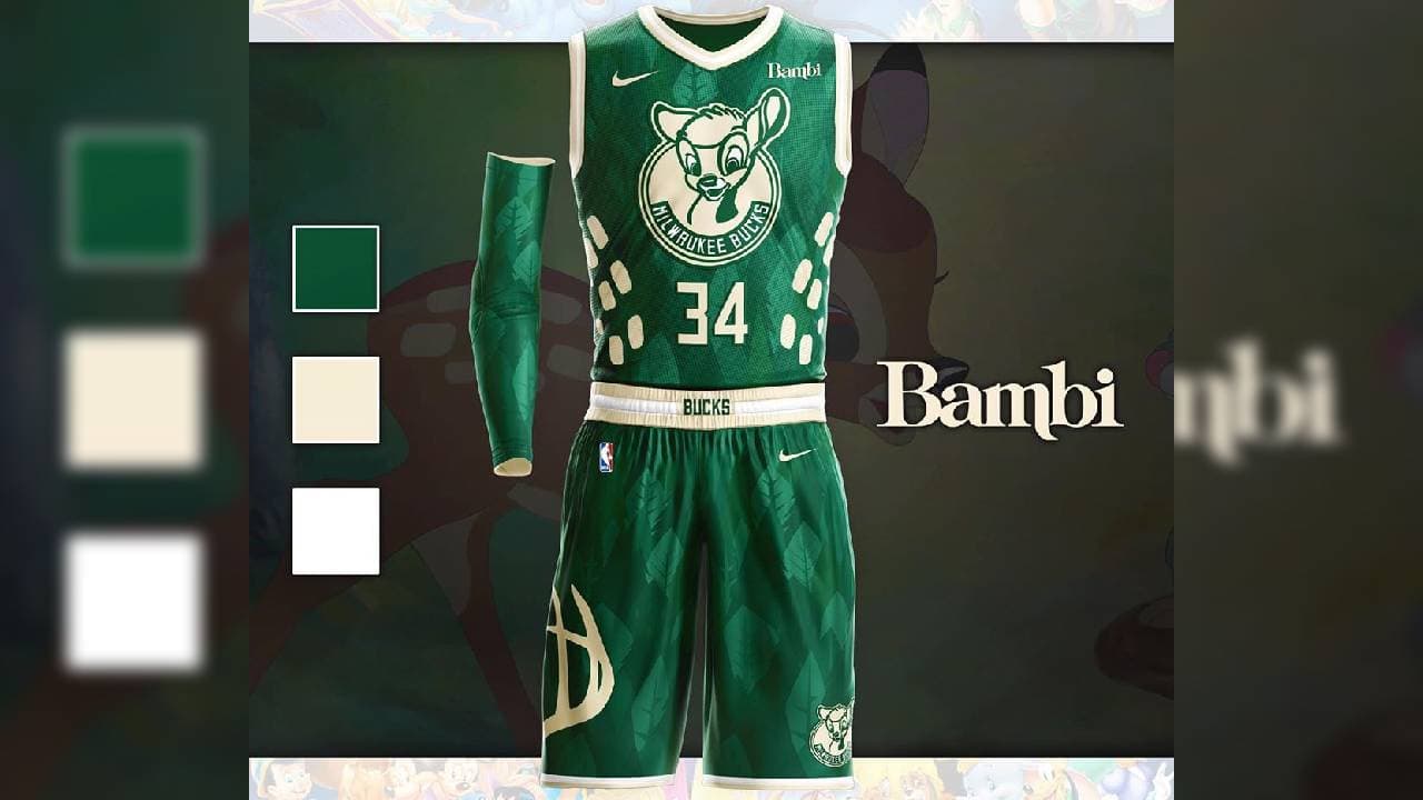 'Bambi', otro gran clásico de Disney. Nadie podía representar mejor a los Milwaukee Bucks.