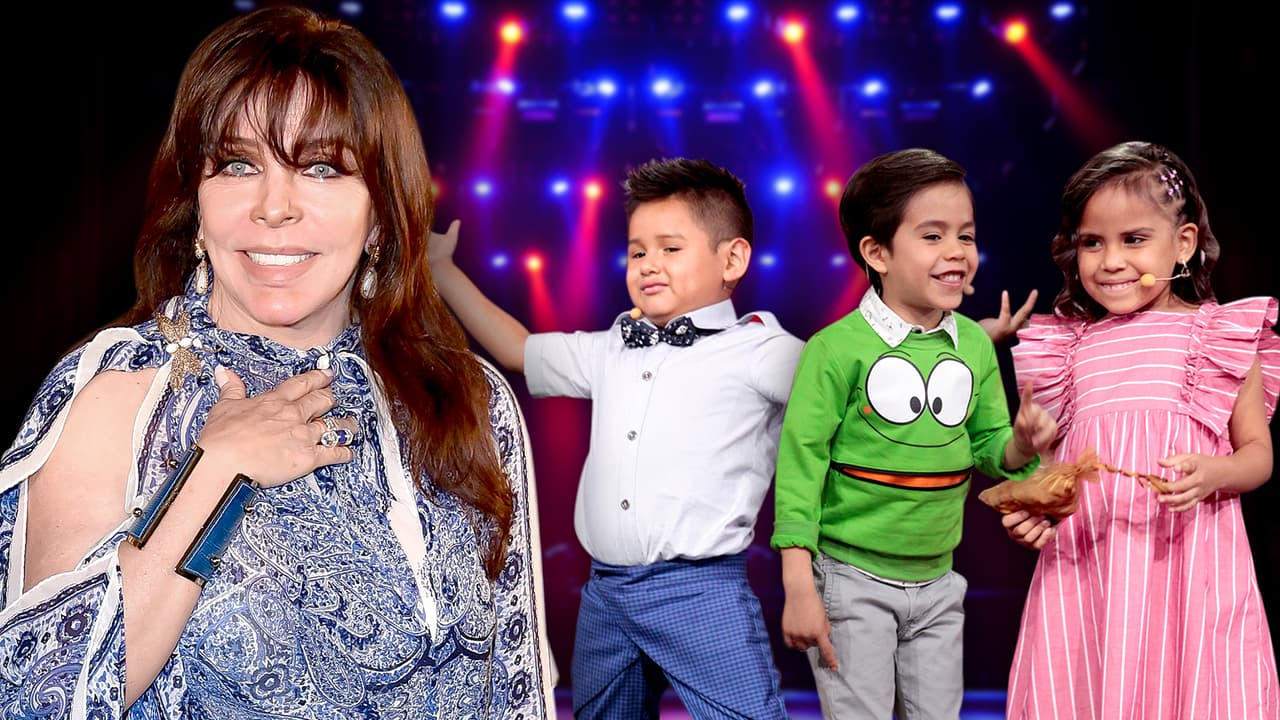 Verónica Castro se dejó conquistar por los capitancitos de Pequeños Gigantes