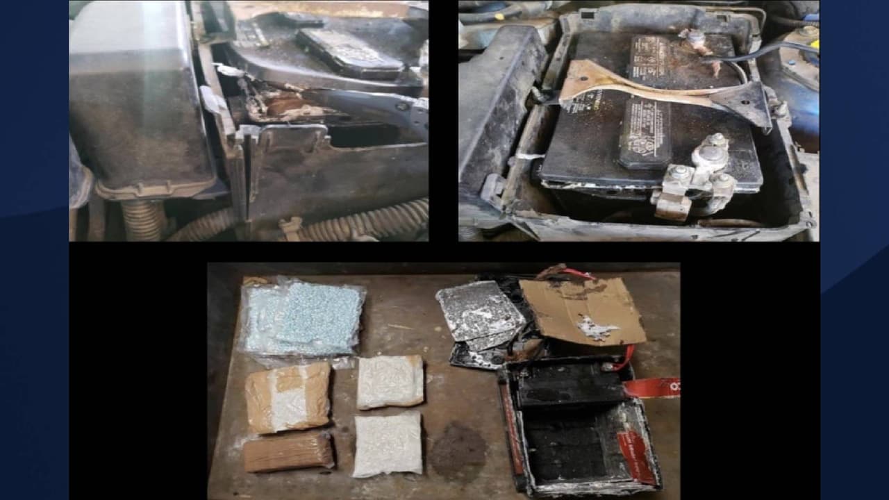 <a href="https://twitter.com/CBPPortDirNOG/status/1356351147334725633/photo/1" target="_blank">Los oficiales del Puerto de Nogales</a> confiscaron 4.5 libras de narcóticos escondidos dentro de la batería de un vehículo. El decomiso de drogas tiene un valor estimado de 35,000 dólares. 
<br>