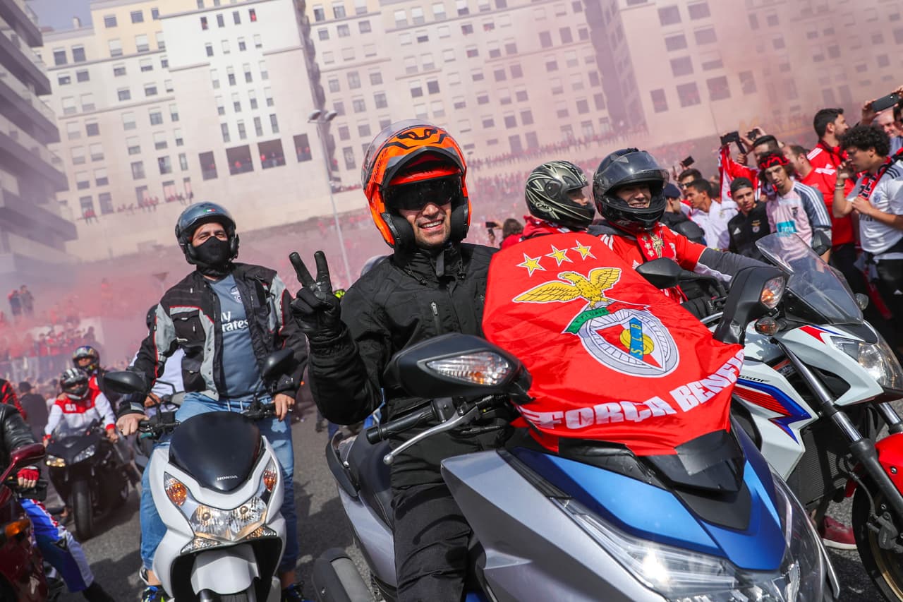 En fotos: Benfica celebra la conquista de su título 37 ante el Santa Clara
