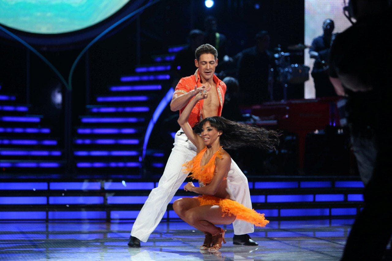 Los ritmos latinos fueron su especialidad durante la competencia.