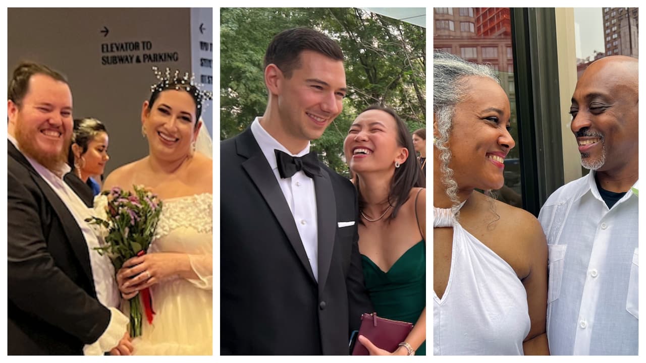 Unas 700 parejas asisten a boda multitudinaria en Nueva York