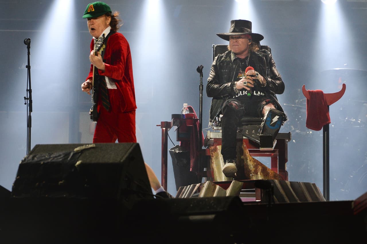 El increíble debut de Axl Rose con  AC/DC
 