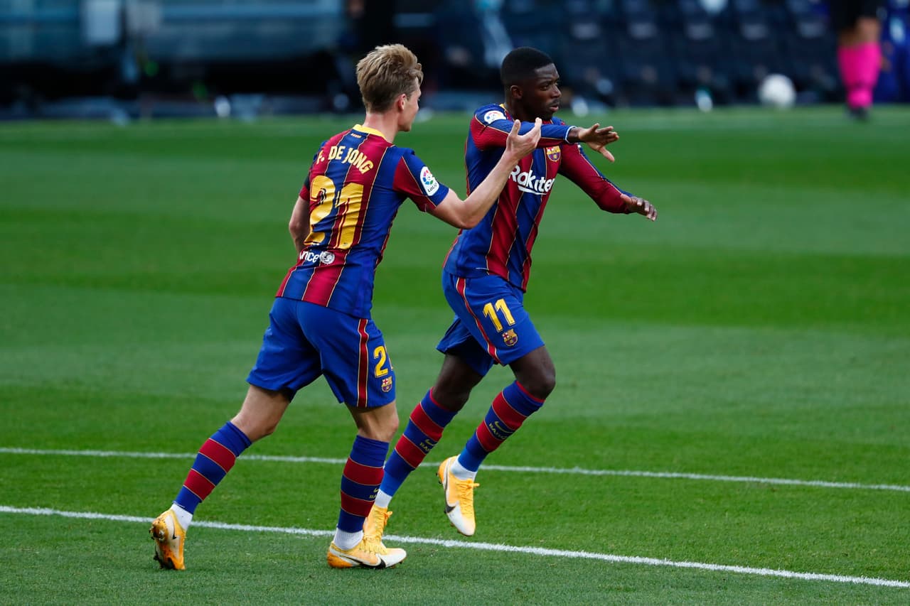 El astro argentino ingresó al inicio de la segunda mitad y su peso en la cancha fue fundamental para la goliza. | Dembélé abrió el marcador a los 22’ y Sanabria (45+2’) igualó el marcador. Griezmann (49’) falló un penal en la primera mitad, pero comenzando la parte complementaria ‘se sacó la espina’. Messi (61’) creció la ventaja cobrando una pena máxima y Morón (73’) nuevamente descontaba. Hacia el final del partido, el astro argentino (82’) hizo el cuarto para los culés. Pedri (90’) puso la 'cereza en el pastel'.