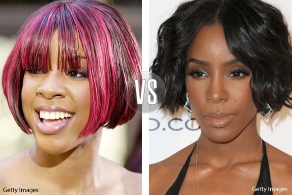 Kelly Rowland también pasó por manos de los cirujanos. A ella sí que le sentó bien este cambio.