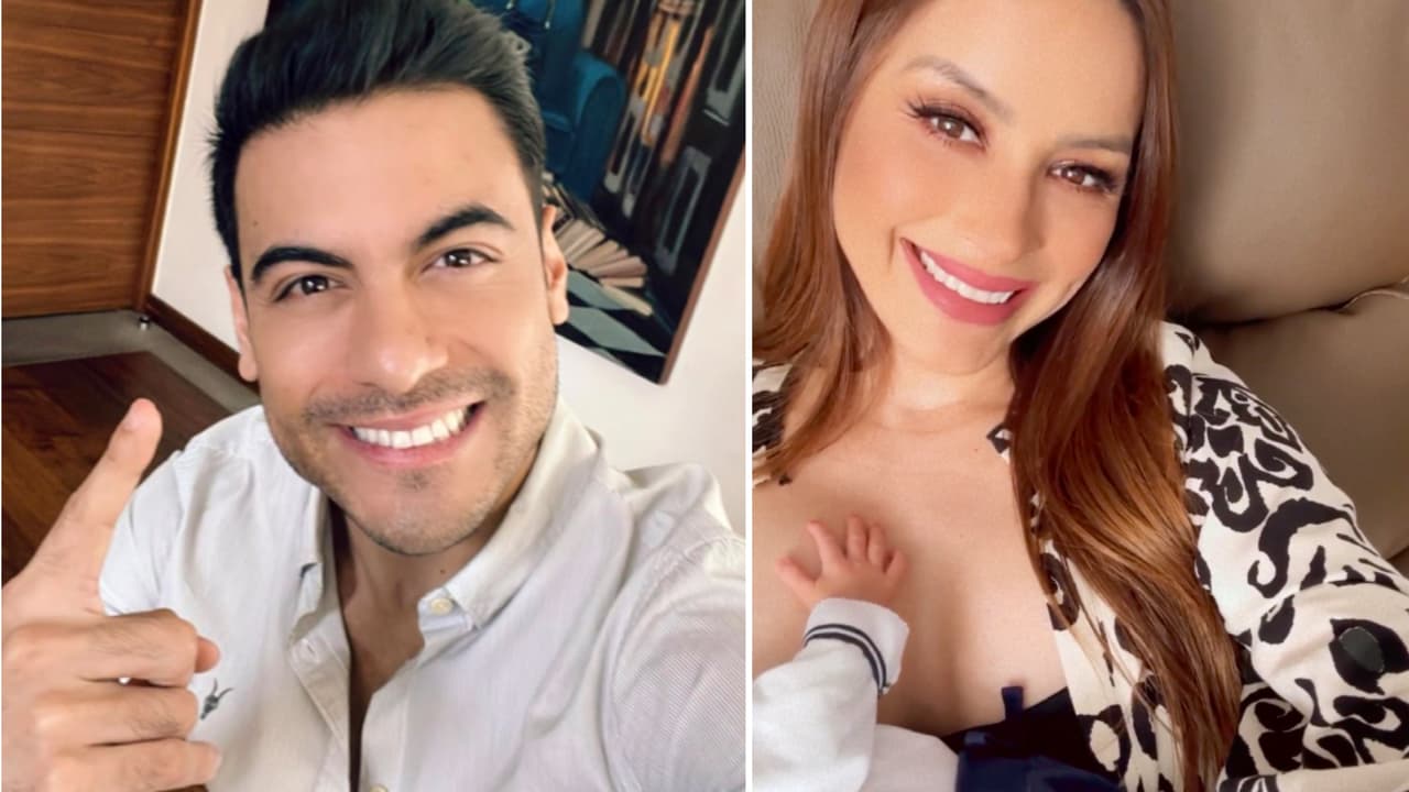 Cynthia y Carlos celebran el primer mes de su bebé con tremendo pastel (y muestran su habitación)