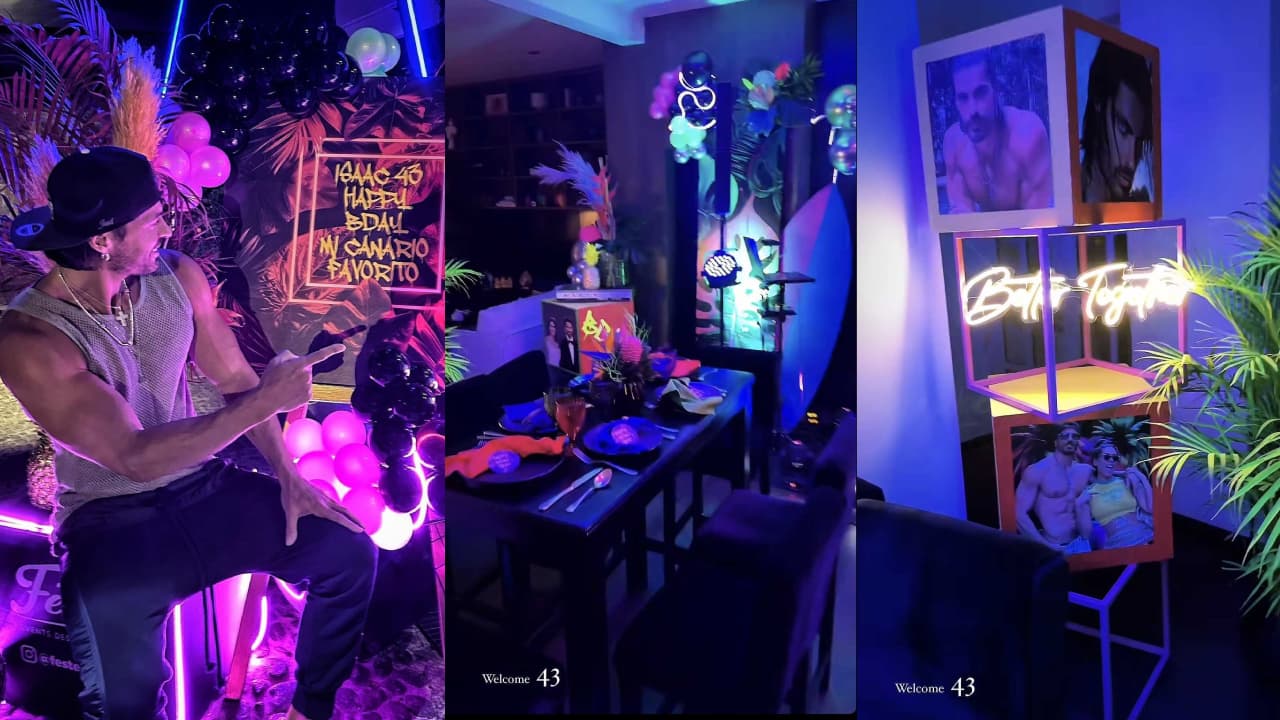 Así festejó Isaac Moreno, novio de Galilea Montijo, su cumpleaños