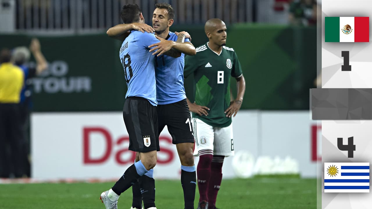 El Tri 'juvenil' es desmoronado por una 'Garra' Charrúa llena de experiencia y contundencia