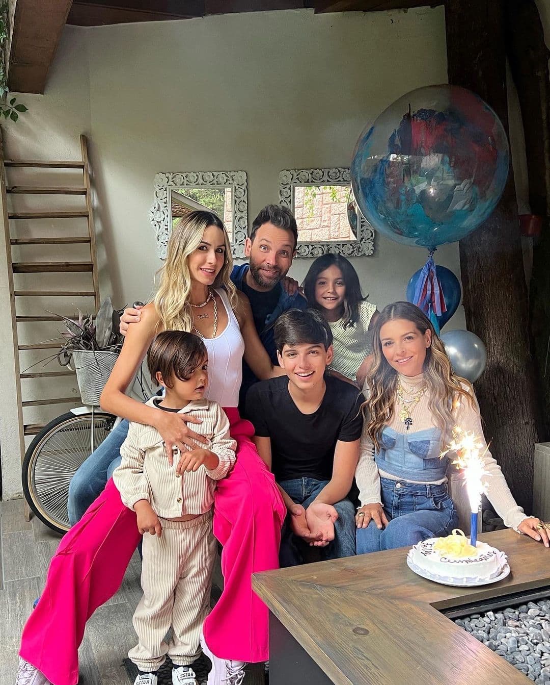 Así celebró Santino su cumpleaños.