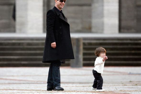 Aquí sus primeros pasos de Suri. La prensa siempre estuvo al pendiente de este tipo de acontecimientos.