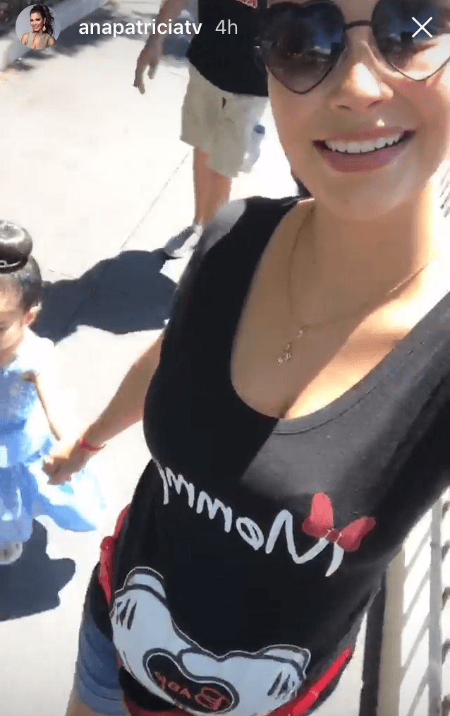 Ana Patricia estaba feliz de poder gozar este viaje con su familia.