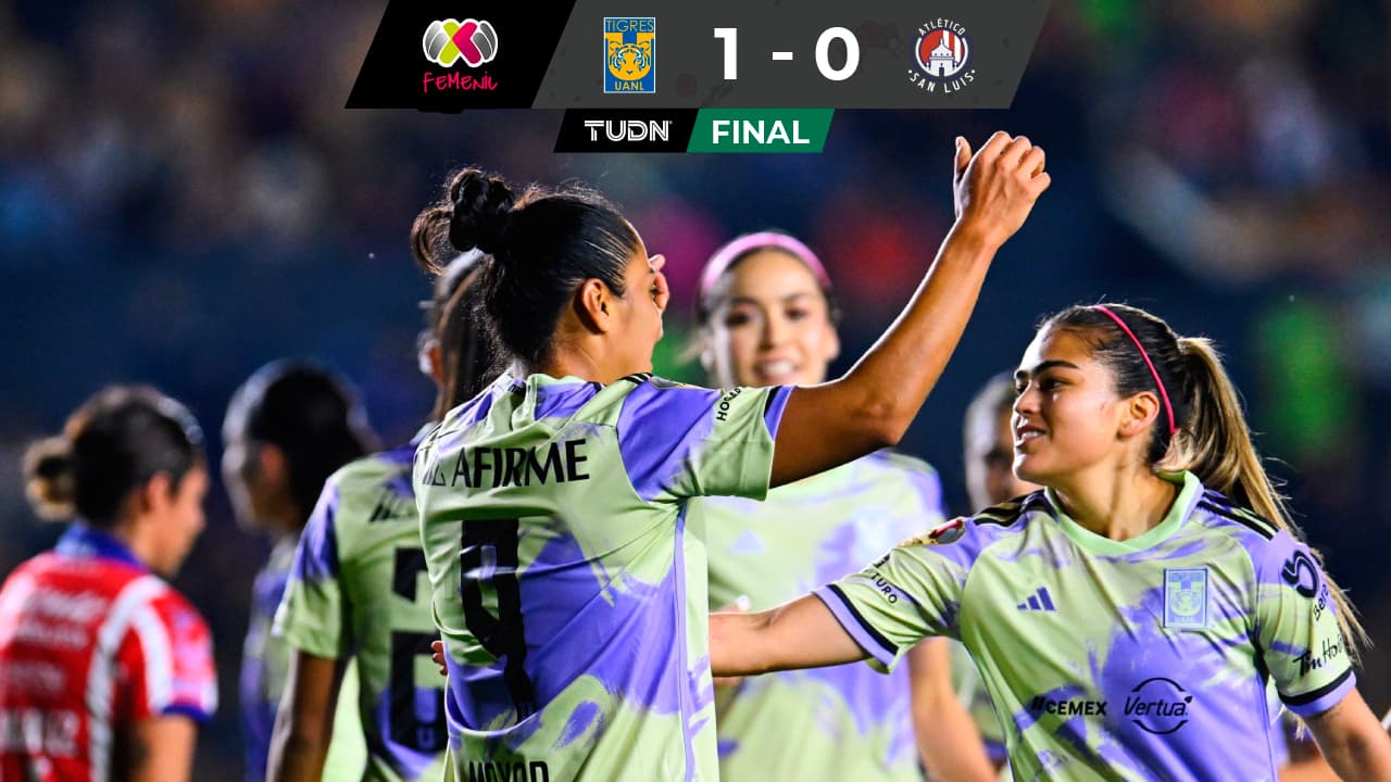 Tigres arranca la defensa de su título con triunfo sobre Atlético de San Luis