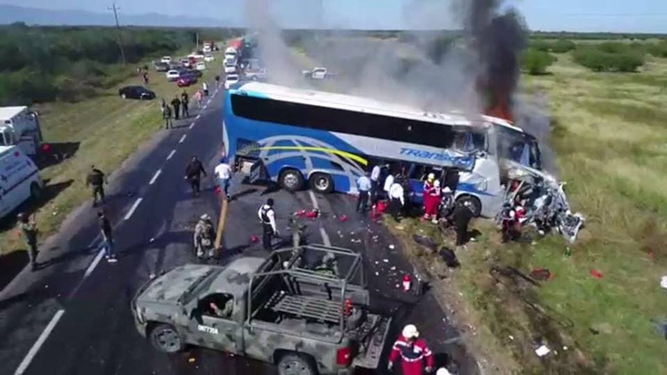 Los lesionados fueron trasladados a diferentes hospitales de la zona.