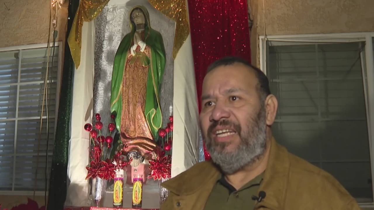 Hispano en Parlier celebra más de 20 años honrando a la Virgen de Guadalupe en su hogar