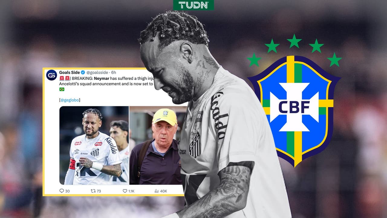 Neymar sufre nueva lesión y peligra convocatoria con Brasil