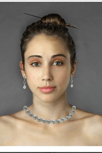 Esther Honig hizo modificar su rostro según la belleza de diferentes países. Aquí, Chile. Foto: Gentileza.