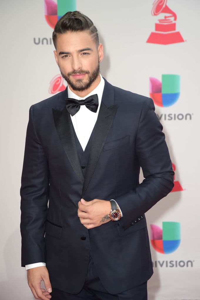 LAS VEGAS, NV - NOVEMBER 16: Maluma attends the 18th Annual Latin Grammy Awards at MGM Grand Garden Arena on November 16, 2017 in Las Vegas, Nevada. (Photo by Gustavo Caballero/Getty Images )