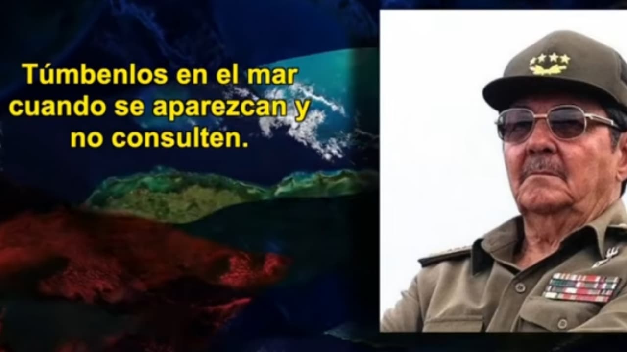 “Túmbenlos en el mar cuando se aparezcan”: el audio de Raúl Castro clave en la acusación.