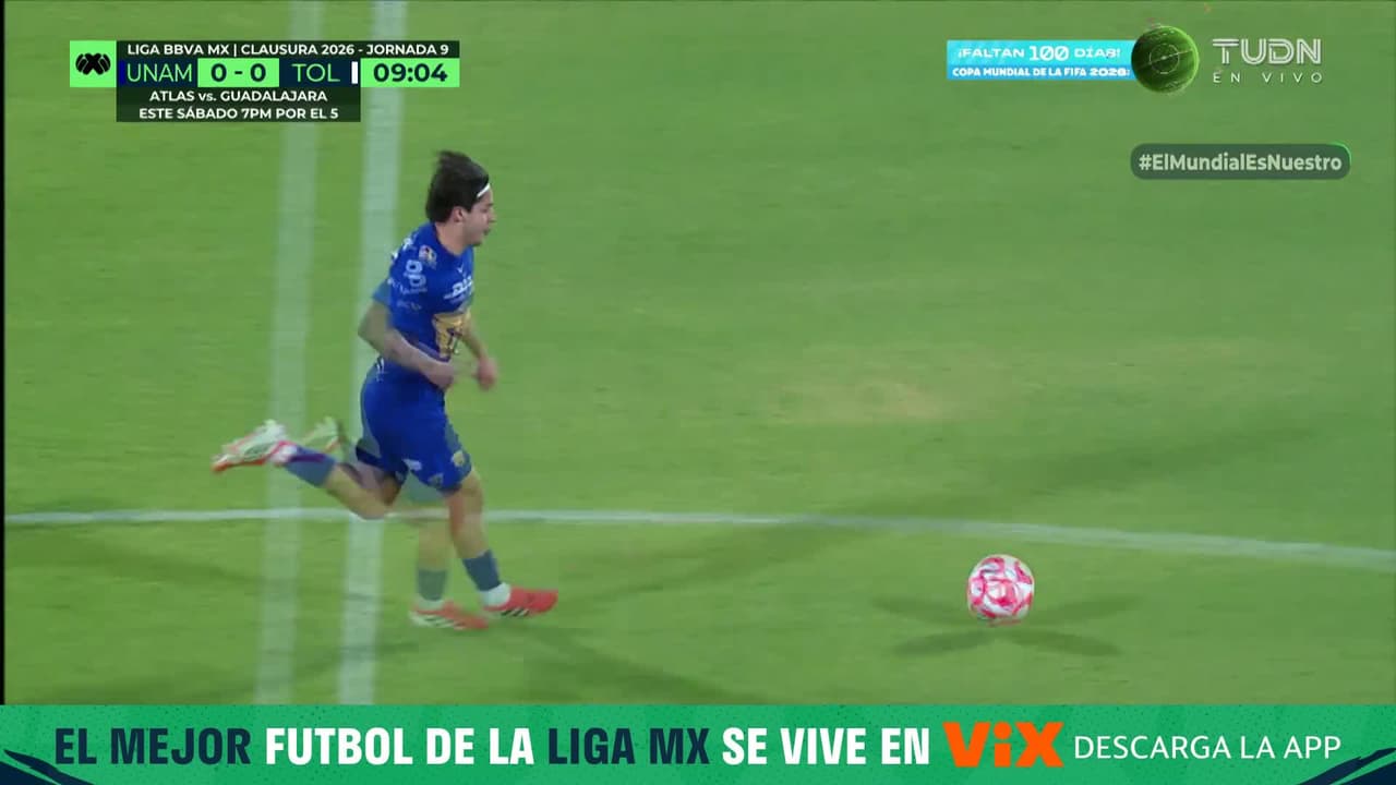 ¿Qué hizo Jordan Carrillo? ¡Pumas desperdicia el contragolpe de manera lamentable!